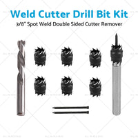 1 Set 3 8inch Spot Weld Double Sided Cutter Remover HSS Drill Bit Welder Cut Tool