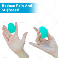 4PCS Hand Therapy Stress Relief Exercise Balls Hand Grip Strengthener Fing