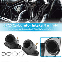 Carburetor Intake Manifold Boots Suitable For Yamaha V-Star XVS650 XVS400 98-16