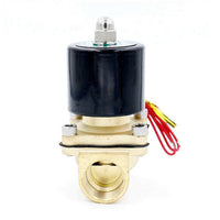 2 Way Electric Solenoid Valve Water Air Brass N/C Gas Oil Normally Closed DC 12V