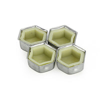 Set Of 4 Steering Lock Stop Bolt Caps With Nuts Suitable For Nissan Navara D22 4WD