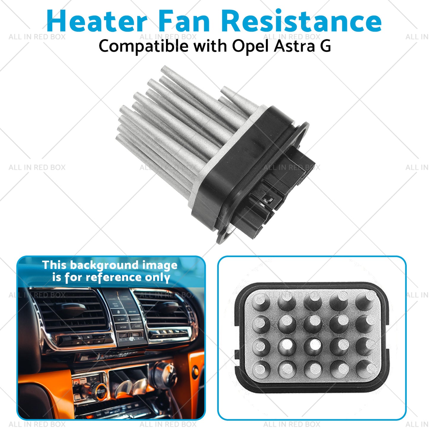 Heater Fan Resistance Suitable for Opel Astra G  98-   or Zafira A  or Zafira B  05