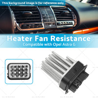 Heater Fan Resistance Suitable for Opel Astra G  98-   or Zafira A  or Zafira B  05