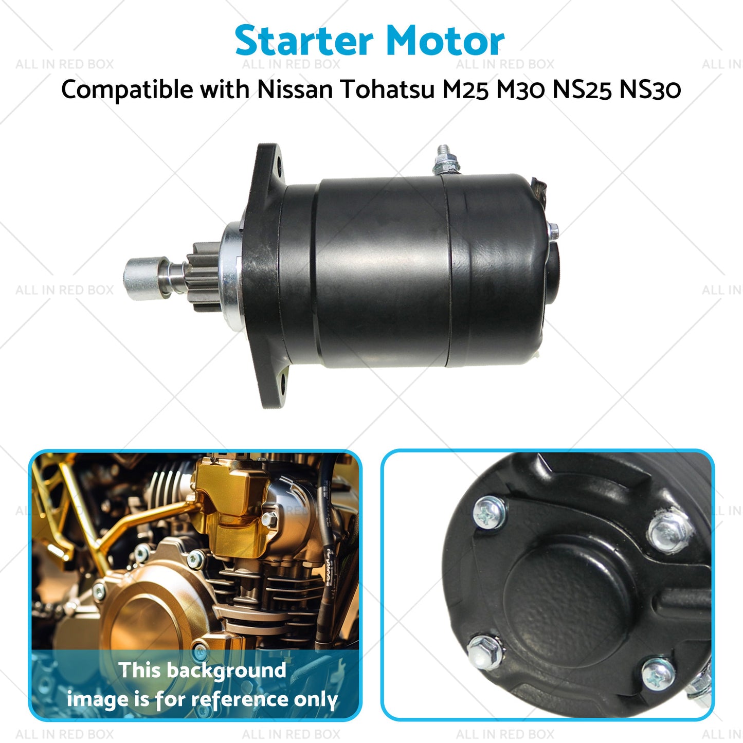 Starter Motor Suitable for Nissan Tohatsu M25 M30 NS30 NS25 2-Stroke 1992-2005