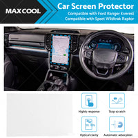 Tempered Glass Screen Protector 12inch Suitable for Ford Ranger Everest Wildtrak