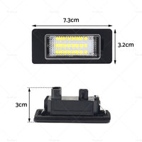 2x Suitable For BMW E90 E92 E93 E39 M5 E70 LED License Number Plate Light Lamps