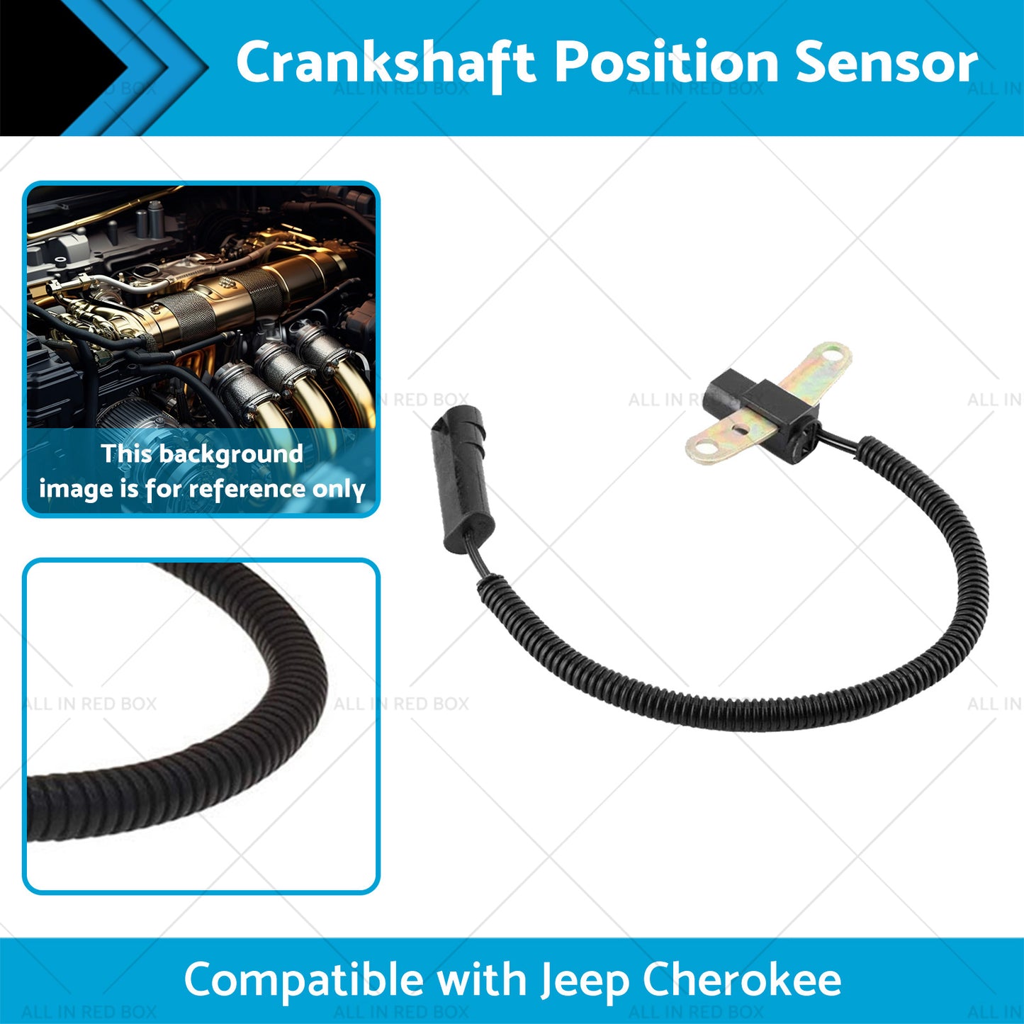 Crankshaft Position Sensor Suitable for Jeep Cherokee Dodge Caravan 2. 5L 93-96