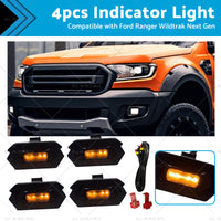 4x Indicator Light Amber Lamp Suitable for Ford Ranger Wildtrak Next Gen 2022-