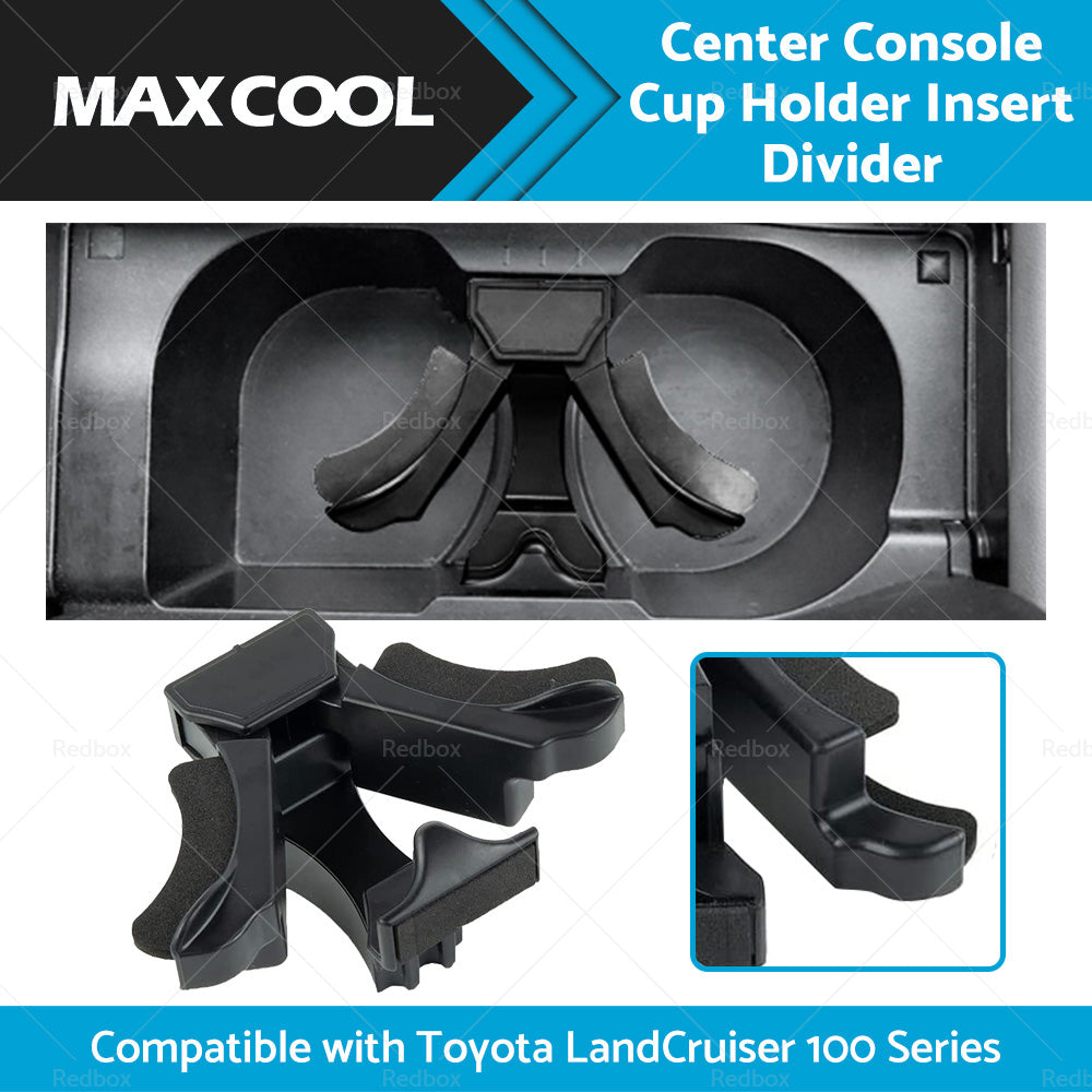 Center Console Cup Holder Divider Suitable For Toyota LandCruiser 100 Series