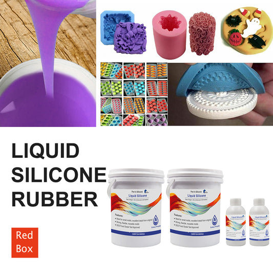 SH25 Liquid Silicone Rubber Mould Making Kit 100:3 Mix - 1Kg 5Kg 10Kg Purple