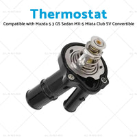 Thermostat Suitable for Mazda 5 3 GS Sedan MX-5 Miata Club SV Convertible 07-09