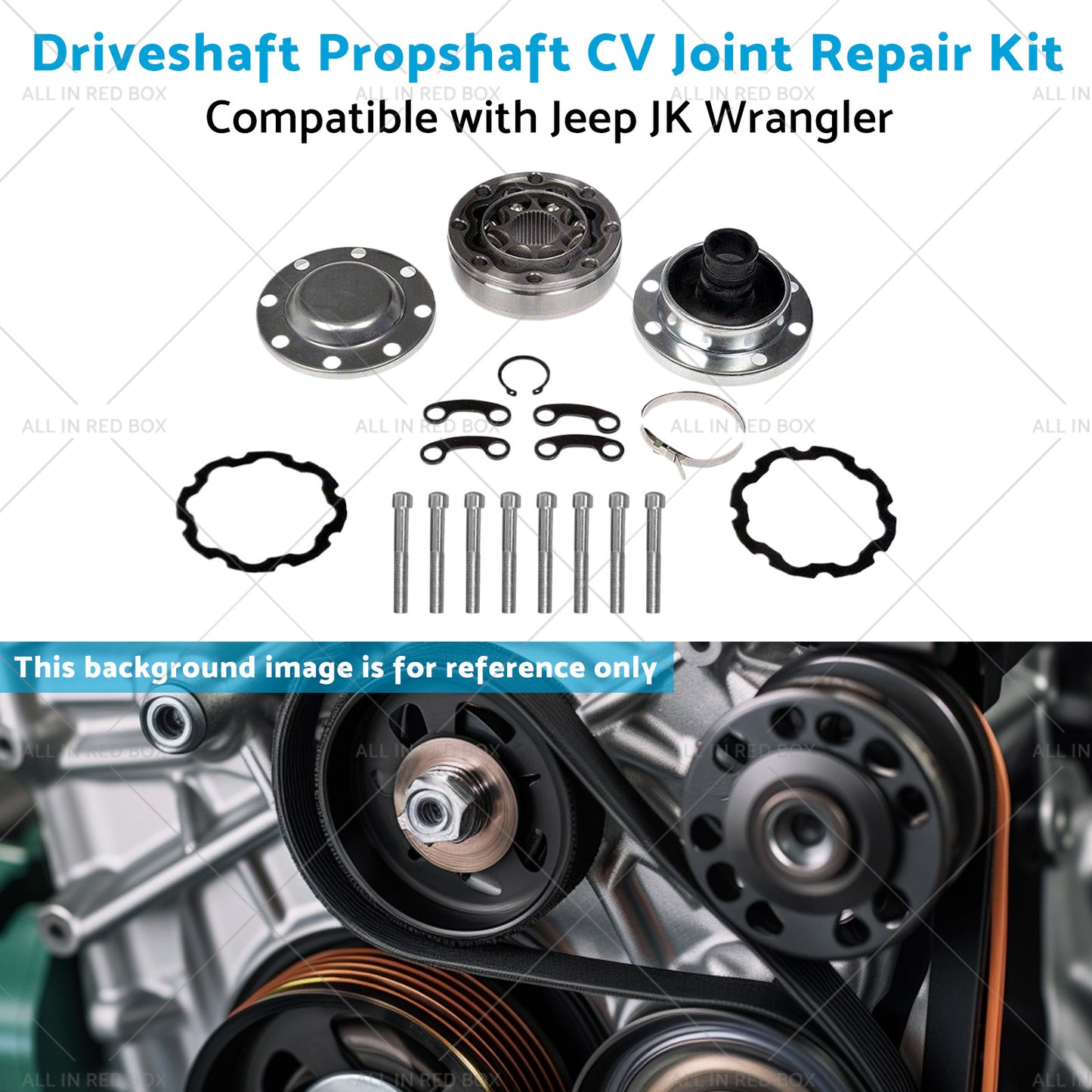 Driveshaft Propshaft CV Joint Repair Kit Suitable for 2007-2018 Jeep JK Wrangler