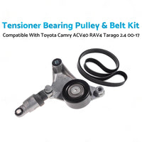 Tensioner Pulley & Belt Kit Suitable for Toyota Camry 2.4L