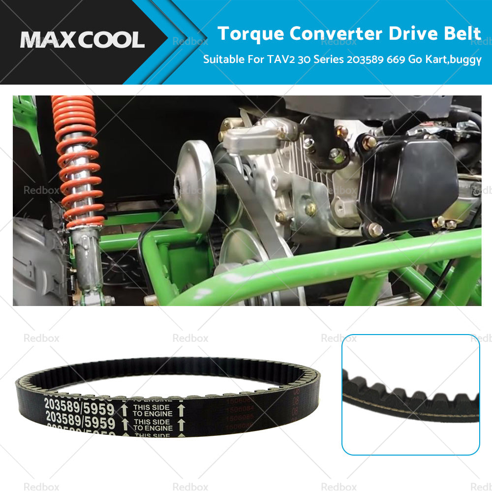 Torque Converter Drive Belt Suitable For TAV2 30 Series 203589 669 Go Kart,buggy