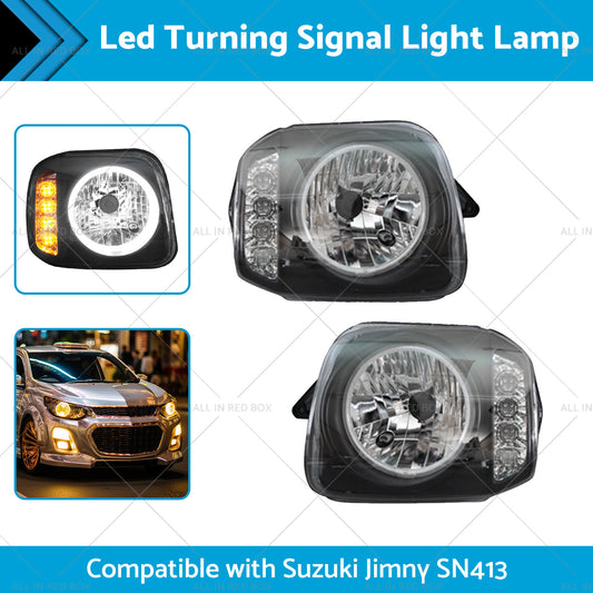 Led Turning Signal Light Lamps  Angel Eyes  Suitablefor Suzuki Jimny SN413 98-17