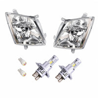 Head Light Assembly No Projector RHD LED Globes Suitable for Holden Rodeo Isuzu - BD1