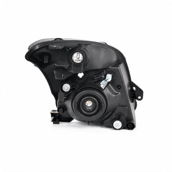 compare product Headlight Assembly Set Black Housing with LED Globes Suitable for LH RH Front