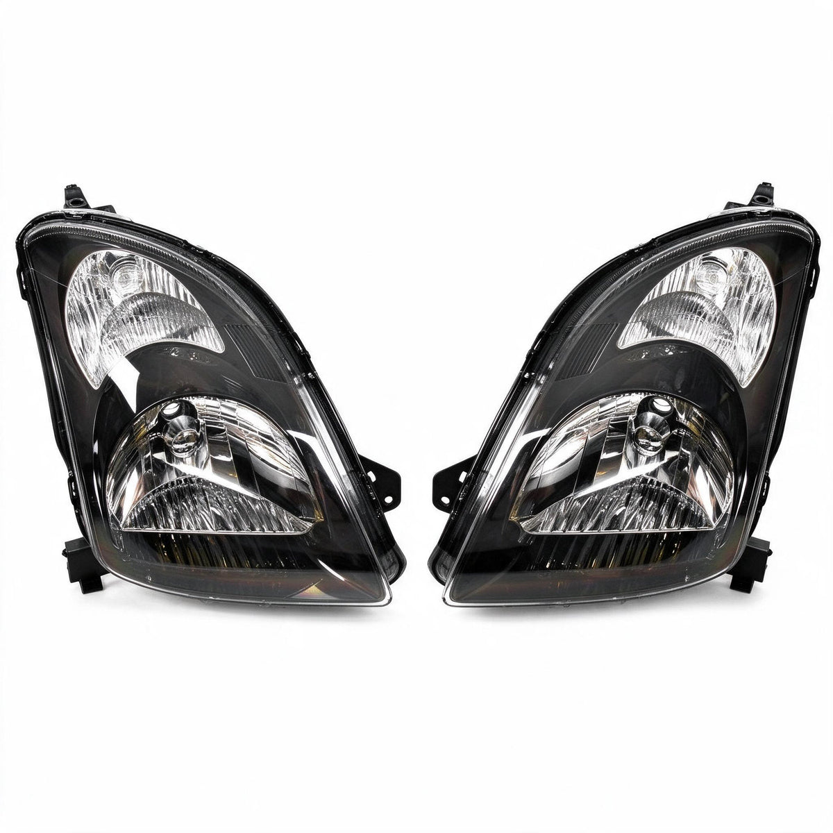 Head Light Assembly Black Pair Suitable for Suzuki Swift Sport RS416 2005-2011 - ZT2