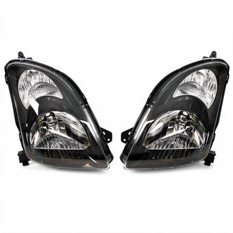 compare product Head Light Assembly Black Pair Suitable for Suzuki Swift Sport RS416 2005-2011