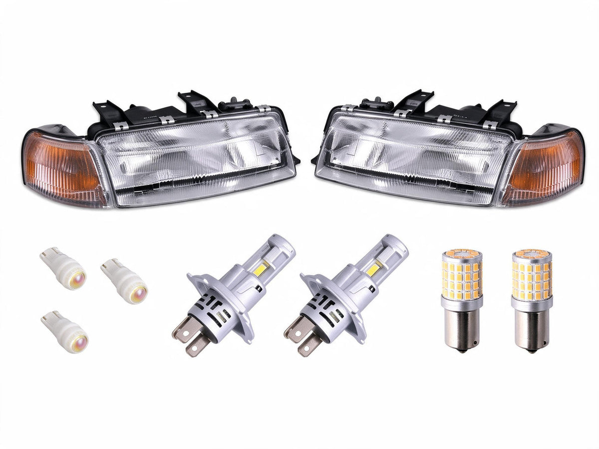 Head Light With Corner Lamp LED Globes Set Suitable for Holden Commodore VN - BD1
