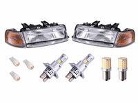 Head Light With Corner Lamp LED Globes Set Suitable for Holden Commodore VN - BD1