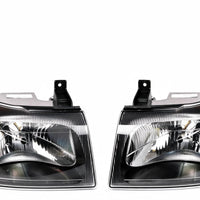 Head Light Assembly Set LH RH Manual Adjust Suitable for Ford Transit VH VJ - XQ1