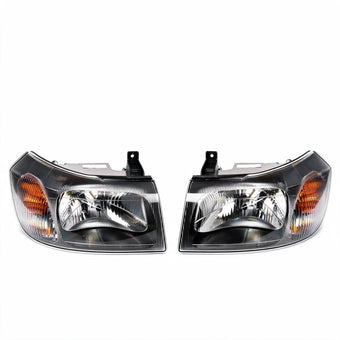 compare product Head Light Assembly Set LH RH Manual Adjust Suitable for Ford Transit VH VJ