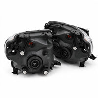 Head Light Assembly Black LHD LED Globes Suitable for Ford Ranger PX 2011-2022 - ZT2