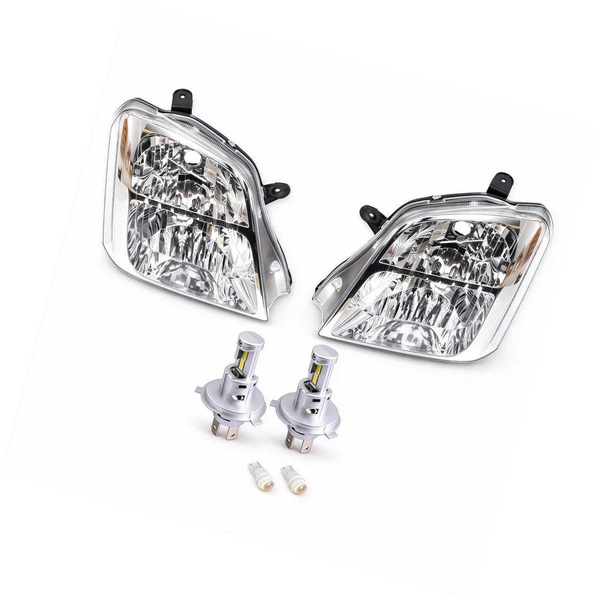Head Light AM With Park Light Hole LED Globes Set Suitable for Holden Rodeo RA - BD1