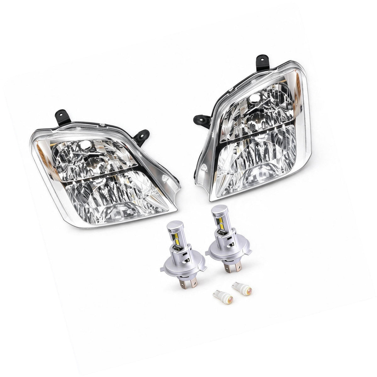Head Light AM With Park Light Hole LED Globes Set Suitable for Holden Rodeo RA - BD2