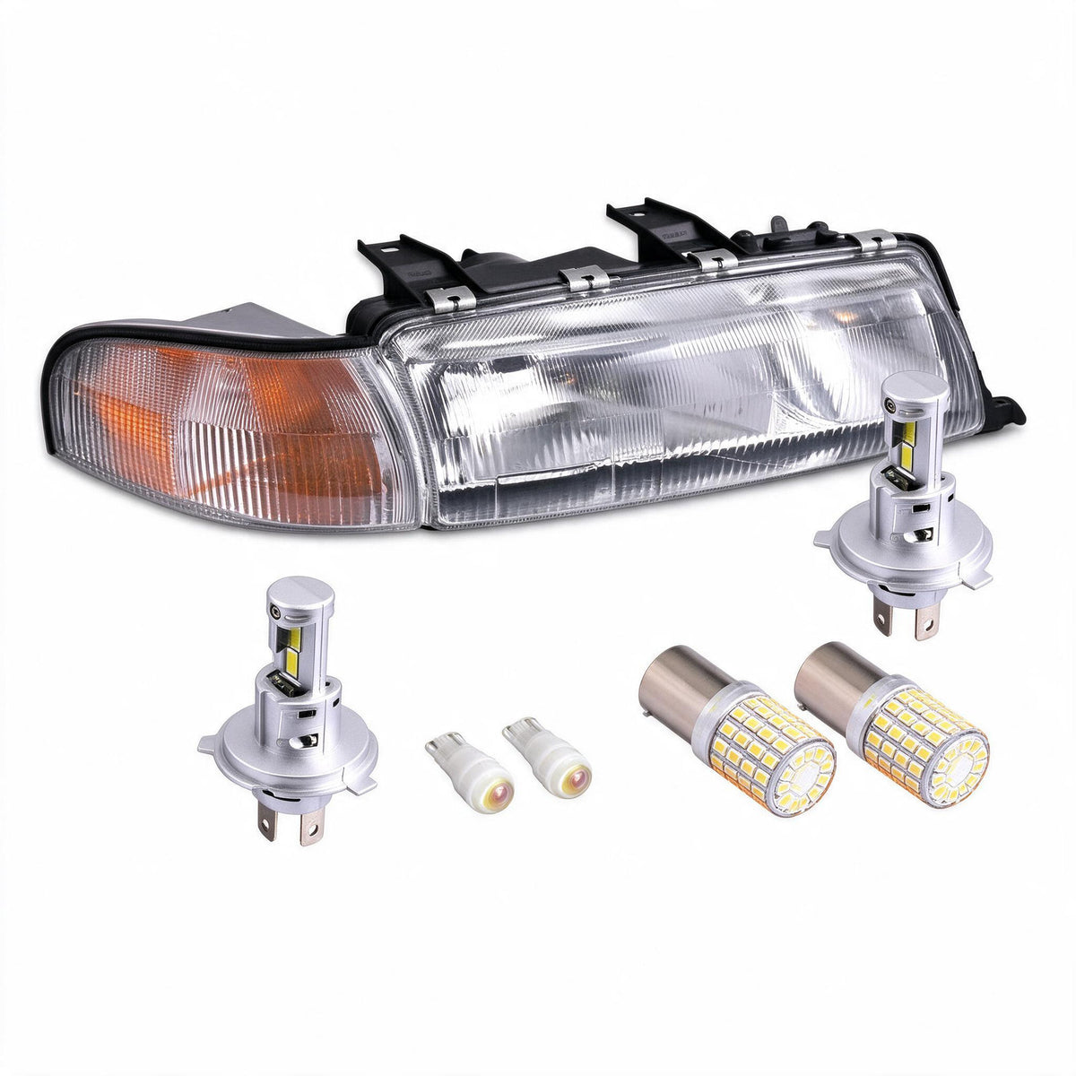 Head Light with Corner Lamp LED Globes Set Suitable for Holden Commodore VP VE - BD2