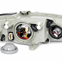 Head Light Chrome Executive S Acclaim Amber Lens Cap LED Globes Suitable for - XQ1