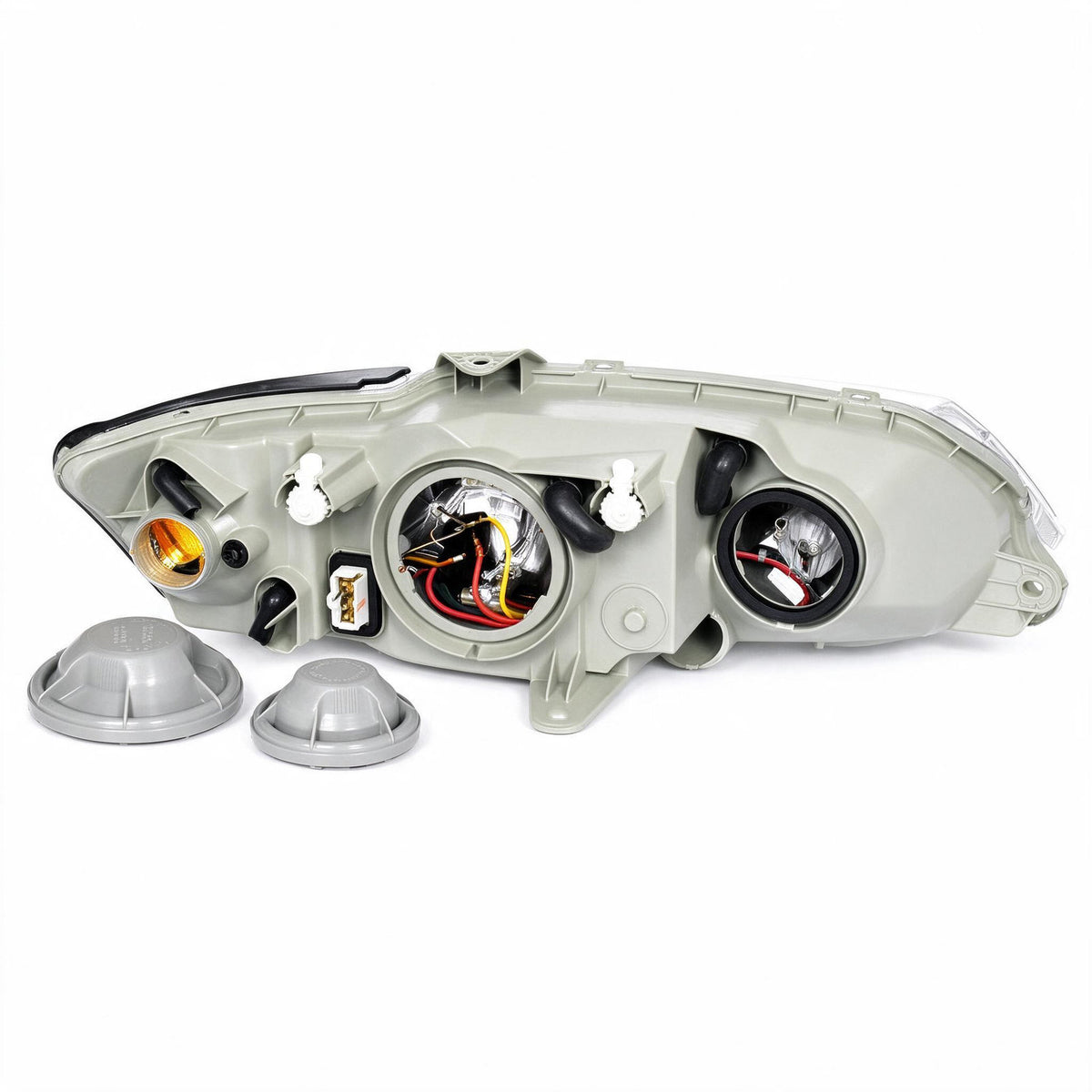 Head Light Chrome Executive S Acclaim Amber Lens Cap LED Globes Suitable for - ZT2