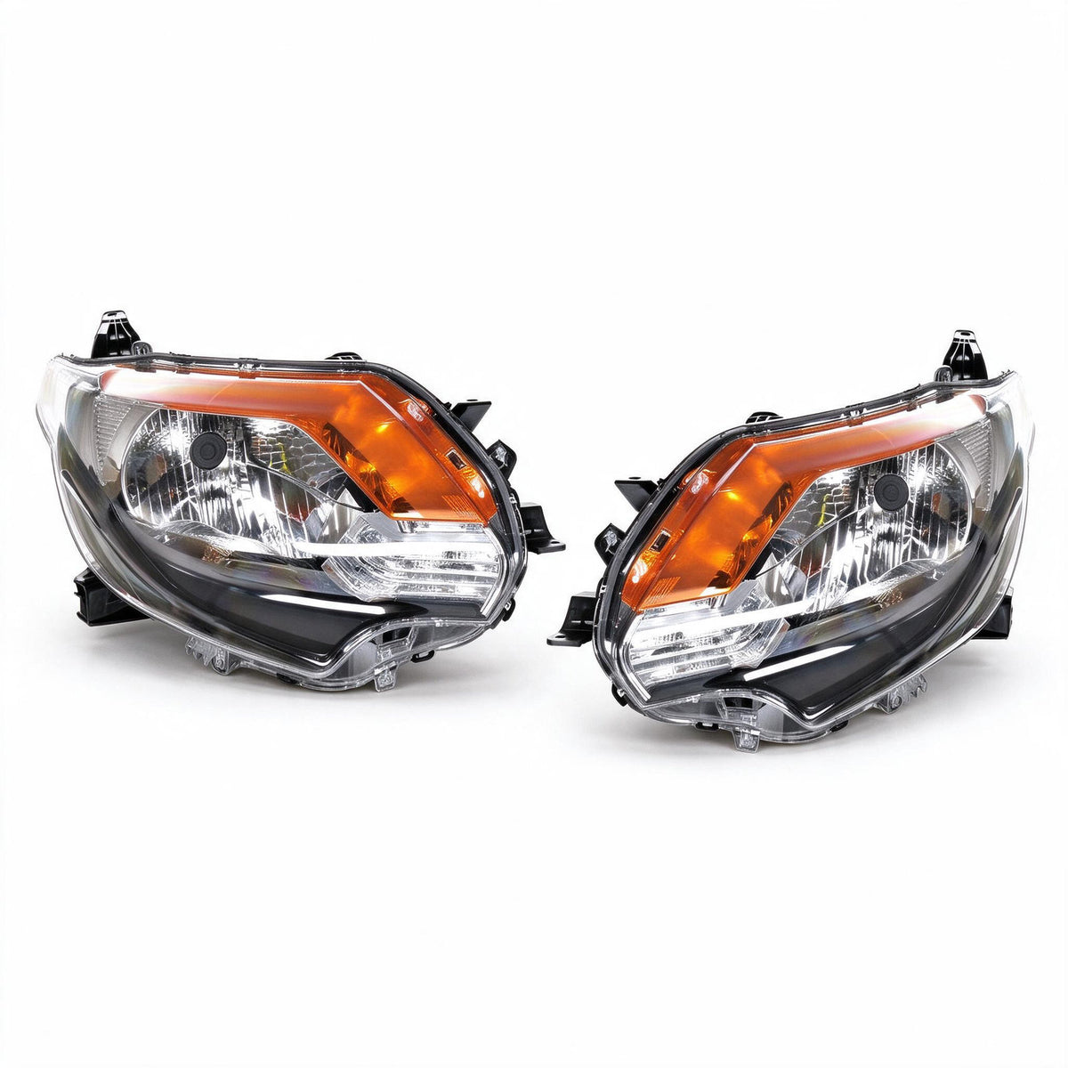 Head Light AM Halogen Black Lower Bezel RHD Set LH RH Suitable for Mitsubishi - ZT2