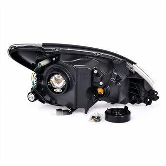 compare product Head Light Assembly Black with LED Globes Suitable for Mitsubishi Lancer CH
