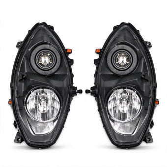 compare product Headlight Assembly Chrome LED H4 HB3 Suitable for Toyota Camry CV36 2004-2006