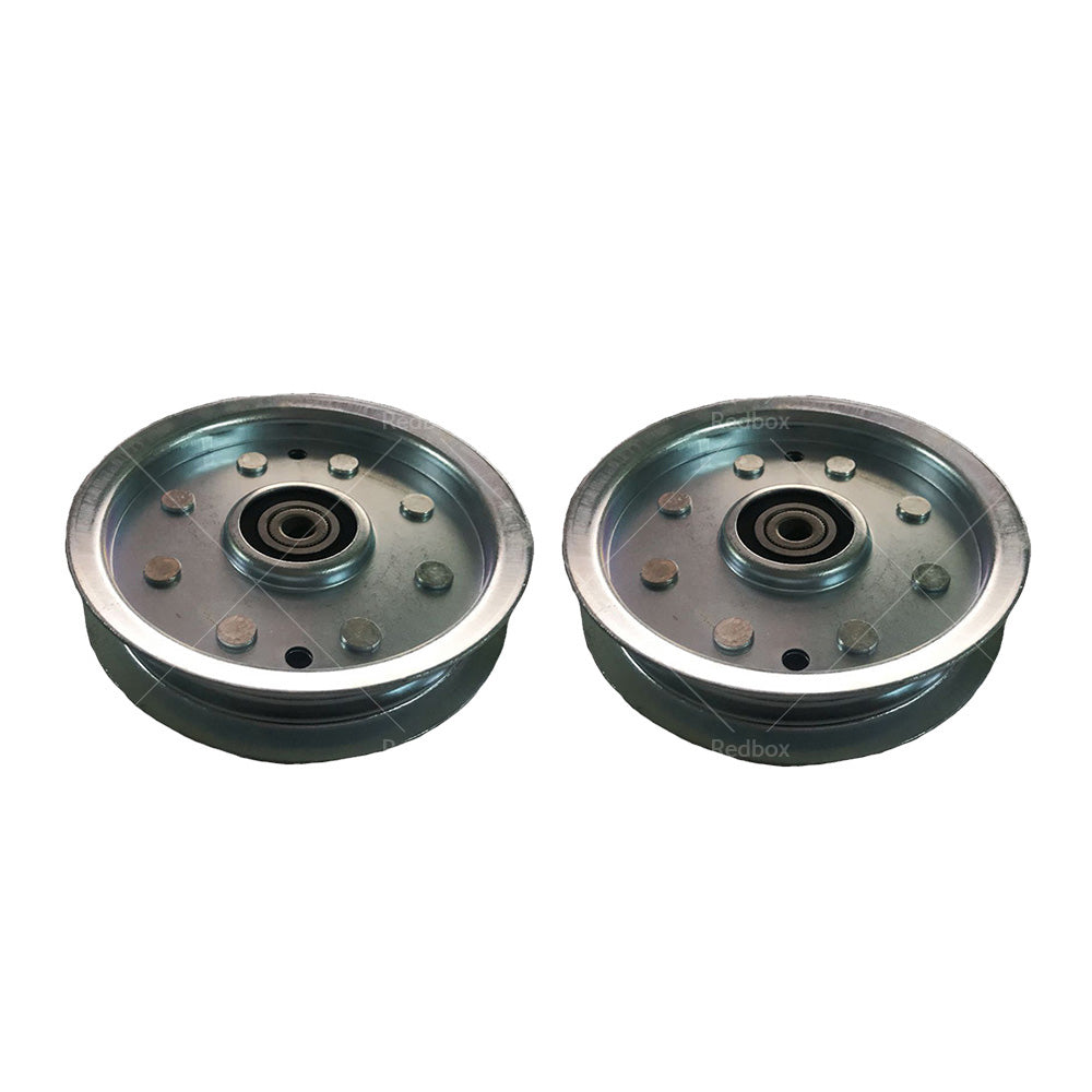 2 X Flat Idler Pulley For Cub Cadet  and  MTd Ride on Mowers 756-04129 , 753-08171