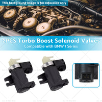 2PCS Turbo Boost Solenoid Valves Suitable for BMW 1 Series 07-15 335i 535i 550i