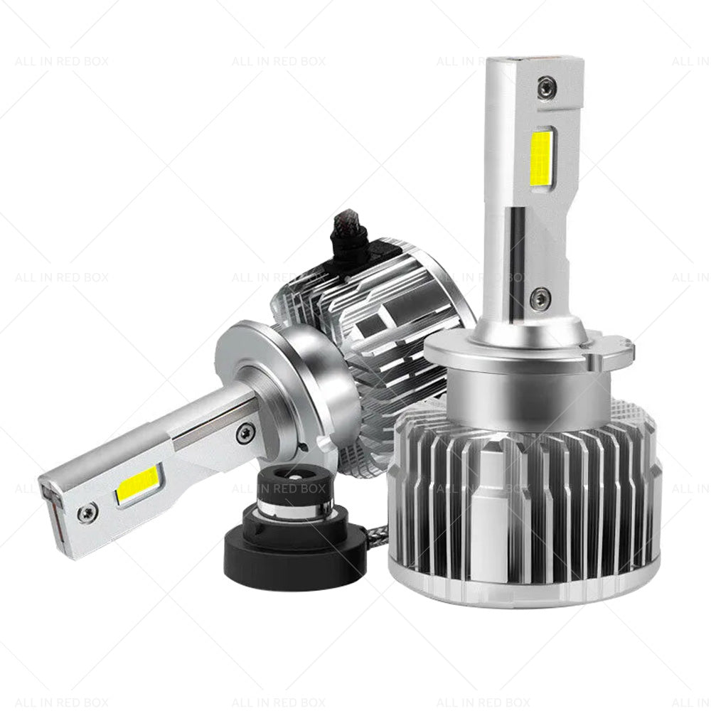 2PCS D4S LED Headlight Bulb Replace HID Xenon White 90W 6000K Conversion Kit