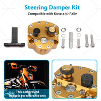 Adjustable Steering Damper Stabilizer Safety Kit Suitable for Kove 450 Rally