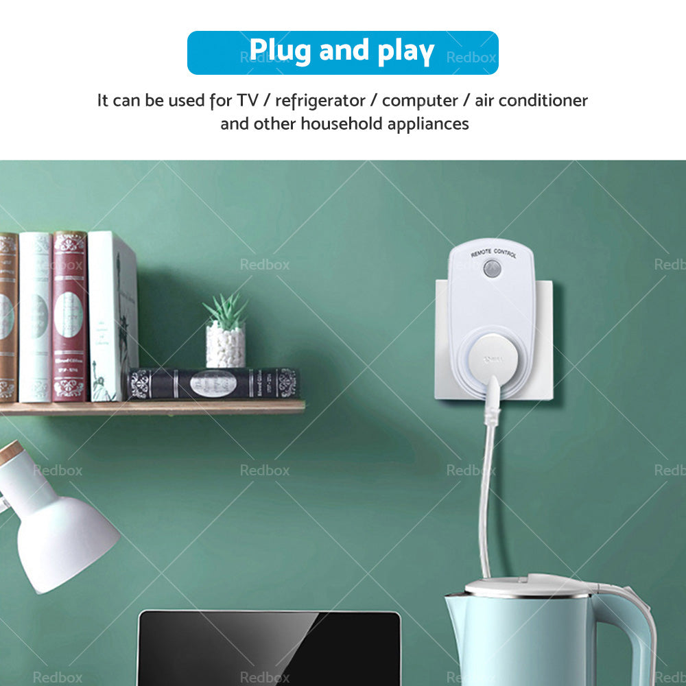 1 or 5 Pack Home Wireless Power Switch Mains Sockets  and  Remote Controllers AU Plug