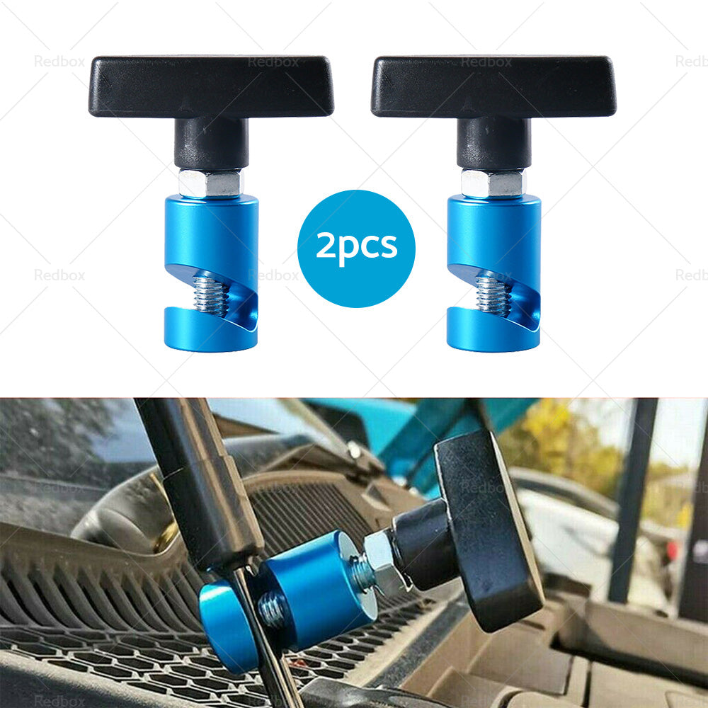 2X Car Auto Hood Lift Rod Support Clamp Shock Prop Strut Stopper Retainer Tool