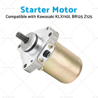 Starter Motor 9Teeth Suitable For Kawasaki BR125 Z125 Pro 2016-19 KLX110 L 10-20