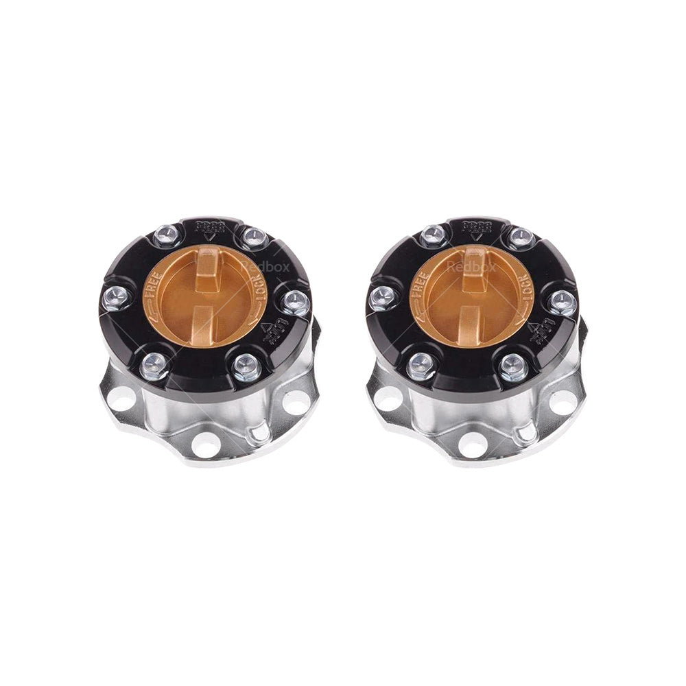 2x Free Wheeling Hubs Suitable For Toyota Landcruiser 76 78 79 105 Series 98-17