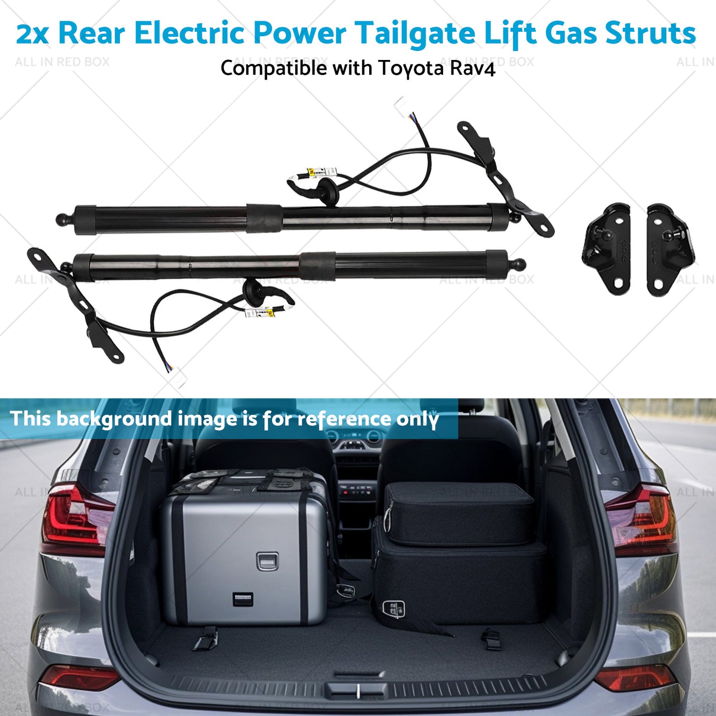 Pair Rear Electric Power Tailgate Lift Gas Struts Suitable For Toyota Rav4