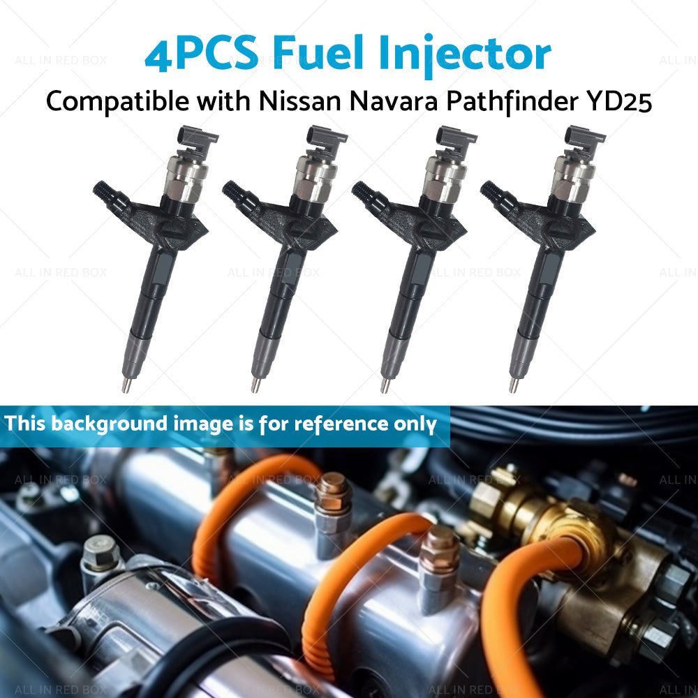 4PCS Diesel Fuel Injector Suitable for Nissan Navara Pathfinder YD25 095000-6250