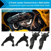 2 Lower Control ArmBall Joint Suitable for 96-03 Toyota Landcruiser KZJ95R