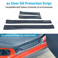 4PCS Door Sill Protection Strips Suitable for Subaru Crosstrek 23-24 Accessories