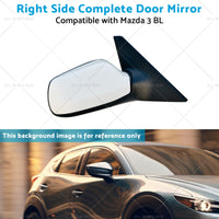 Right Door Mirror Suitable for Mazda 3 BL 2009-2013 NO Indicator Pearl White