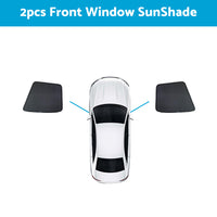 Car Window Sun Shade Magnetic Mesh Blind Suitable For Toyota Prado 150 Series 2009-2024